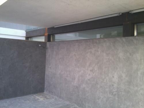 Exterior wall Microcement Silver